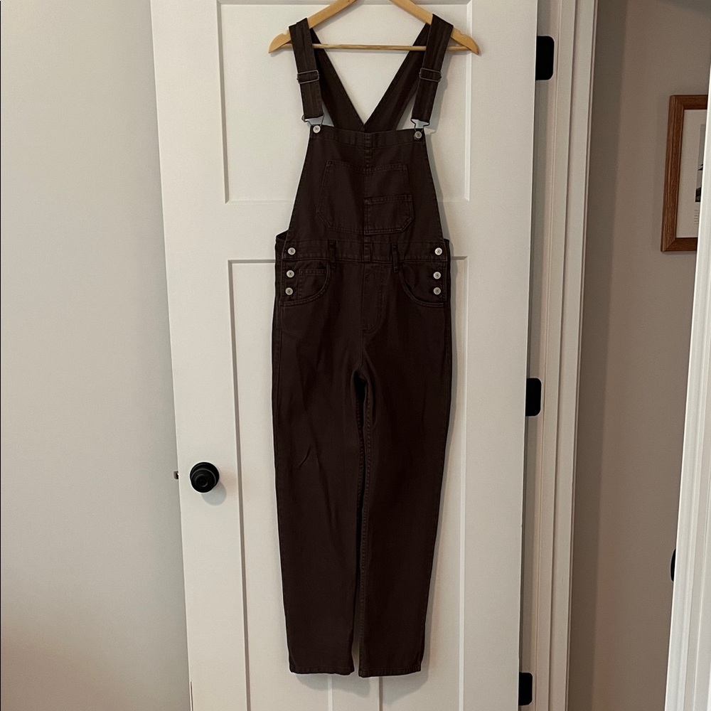 Free People Ziggy Brown Overalls